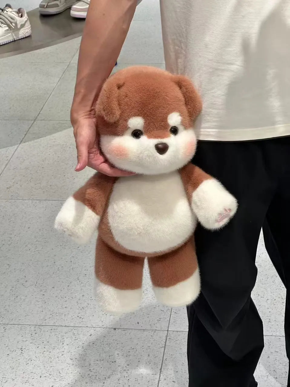 Cute Running Alaskan Malamute Stuffed Animal