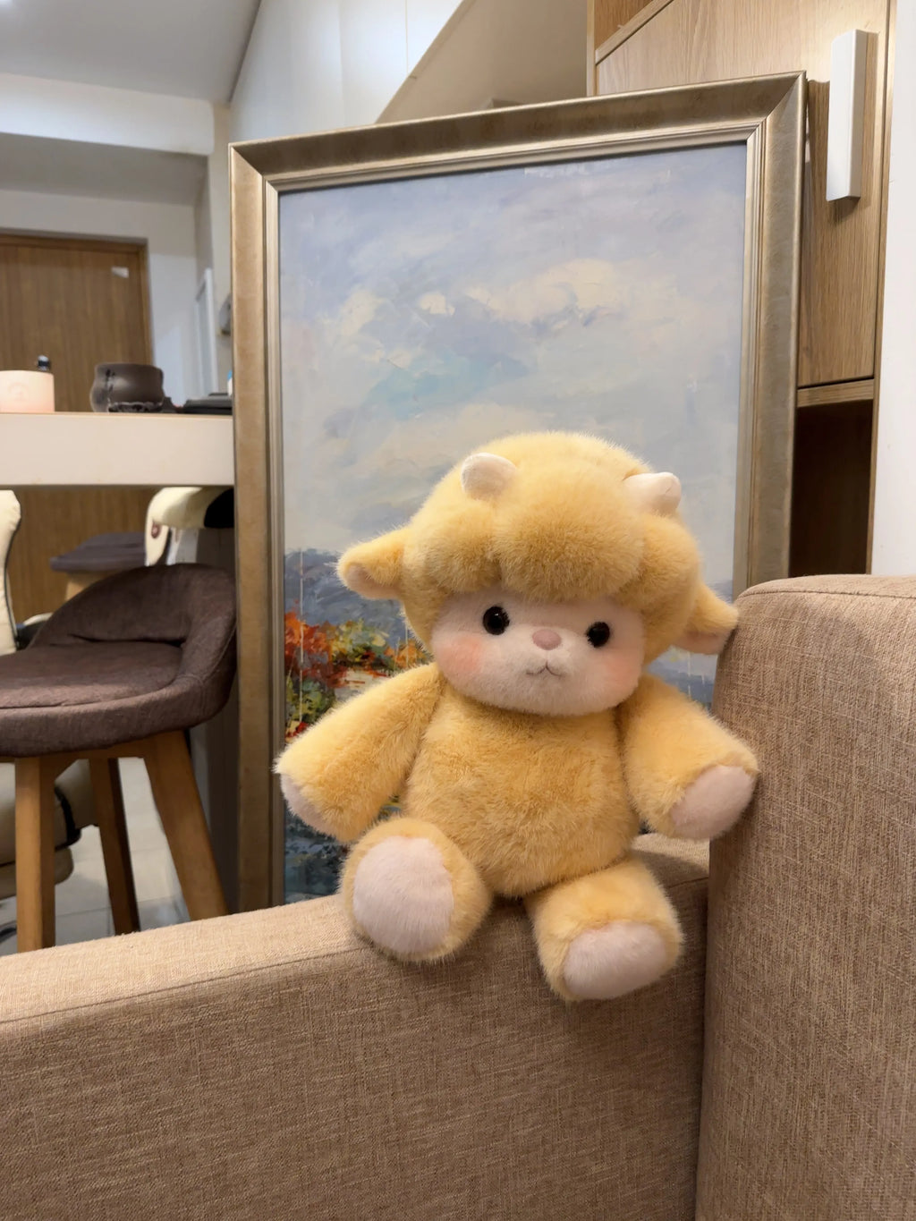 Cute Running Lamb Stuffed Animal