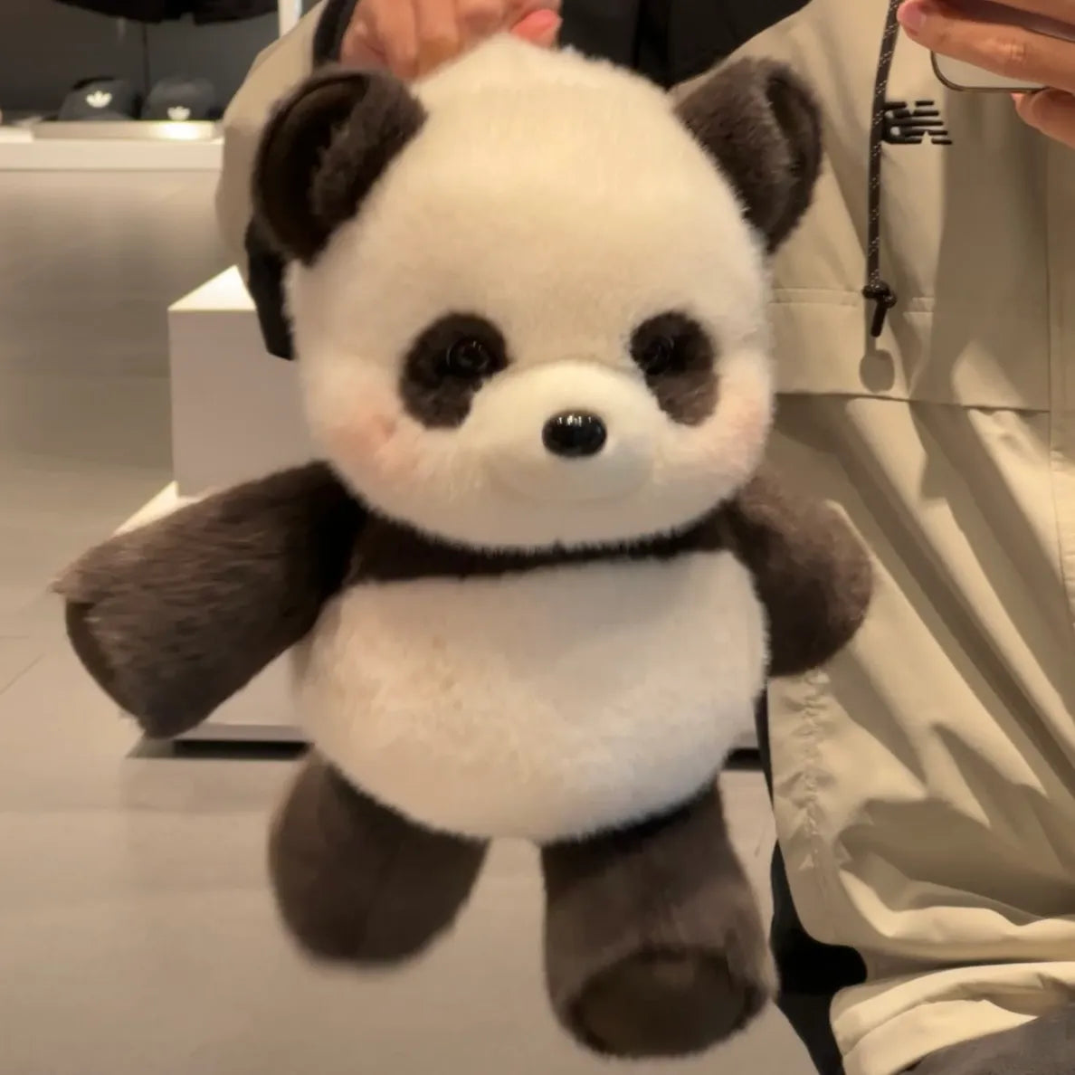 Cute Running Panda Stuffed Animal