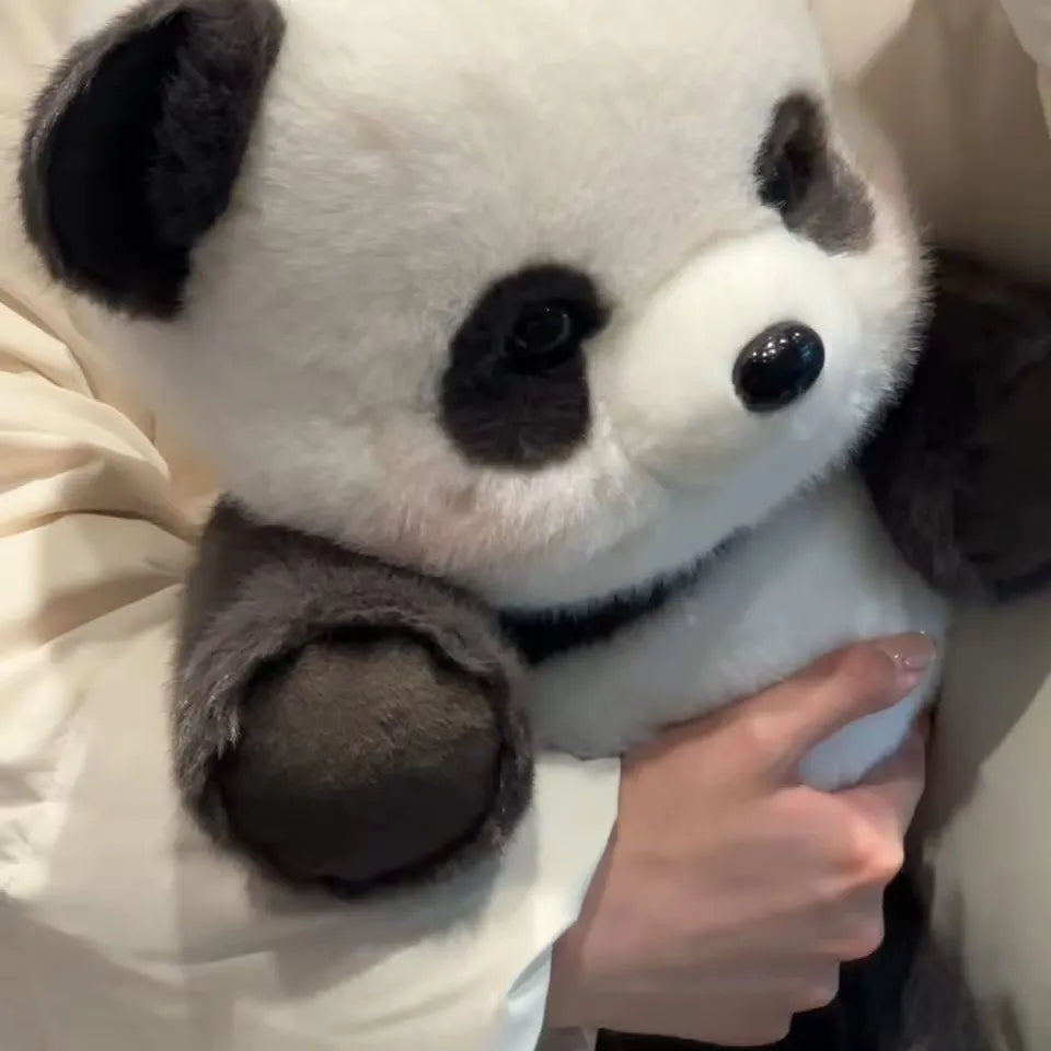 Cute Running Panda Stuffed Animal