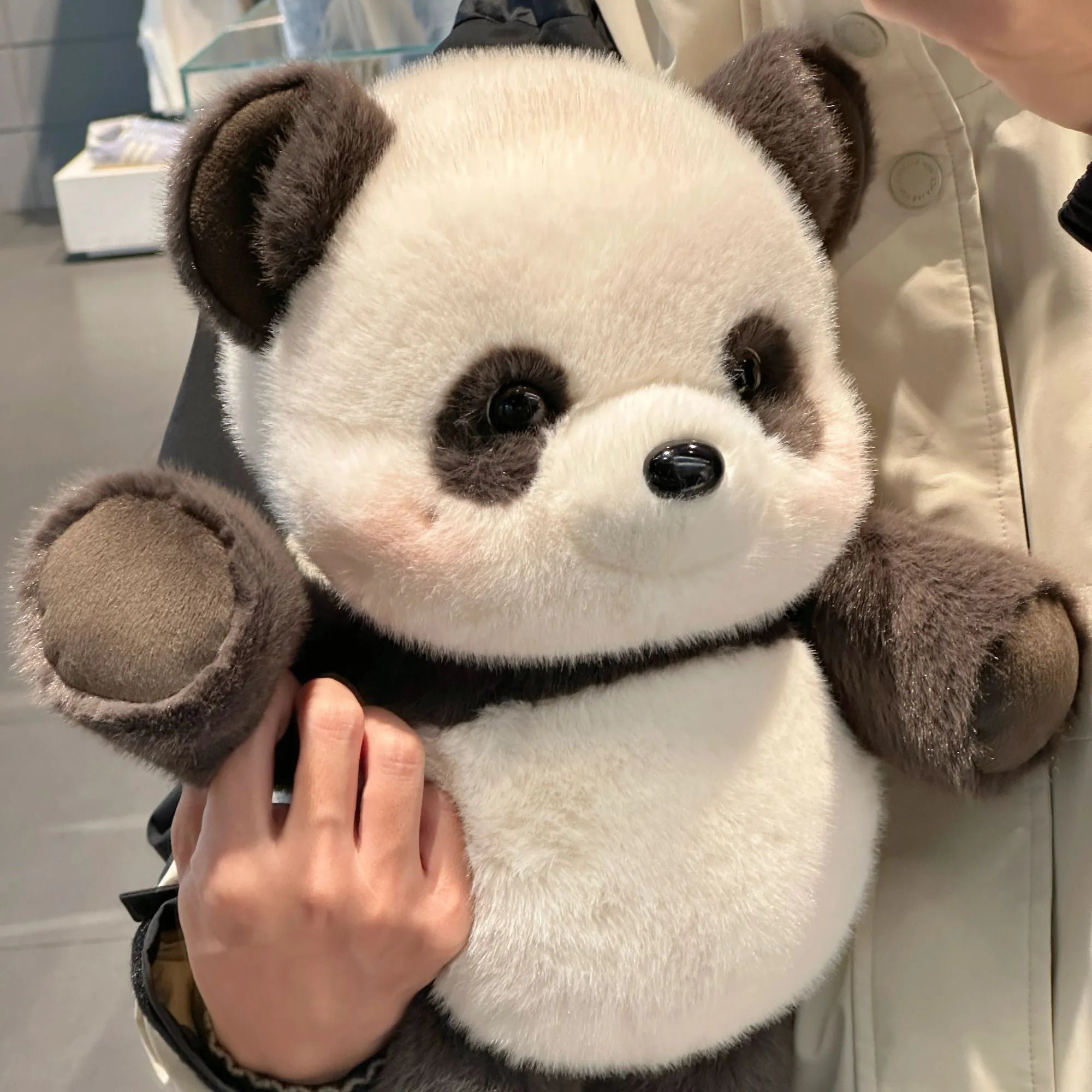 Cute Running Panda Stuffed Animal