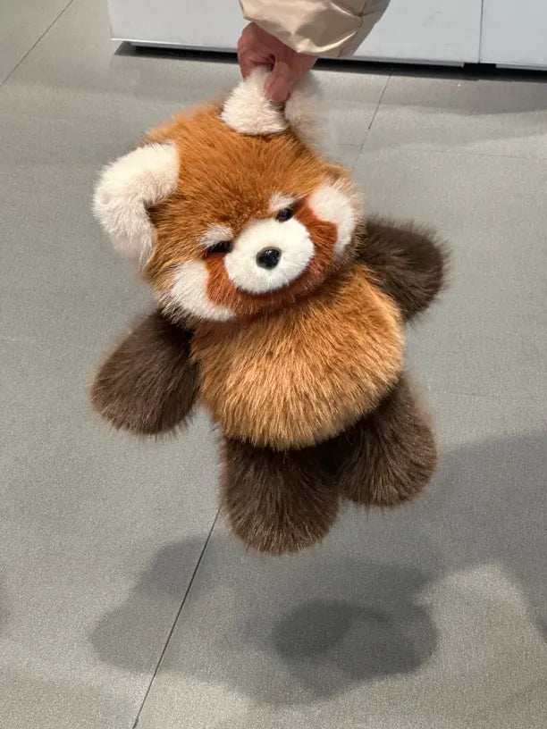 Cute Running Red Panda Stuffed Animal