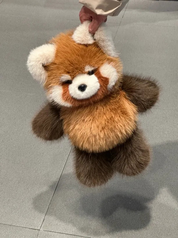 Cute Running Red Panda Stuffed Animal
