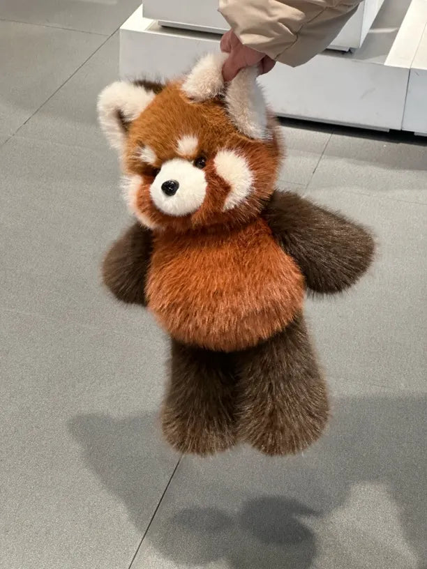 Cute Running Red Panda Stuffed Animal