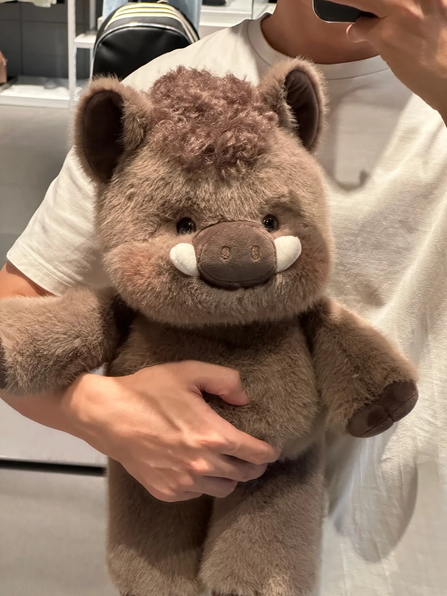 Cute Running Wild Boar Stuffed Animal