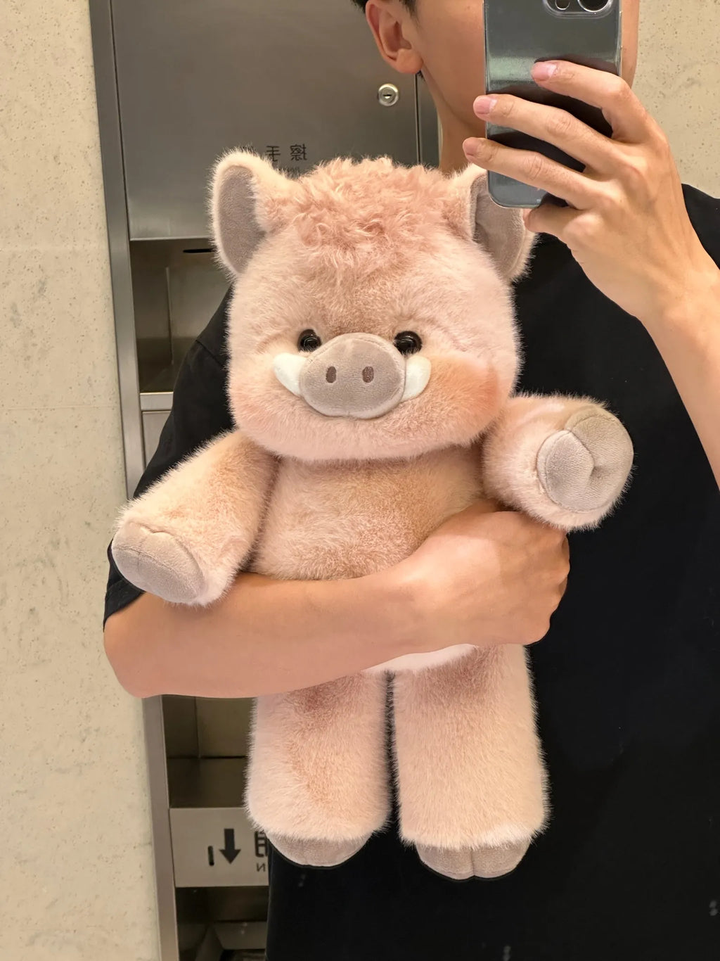 Cute Running Wild Boar Stuffed Animal