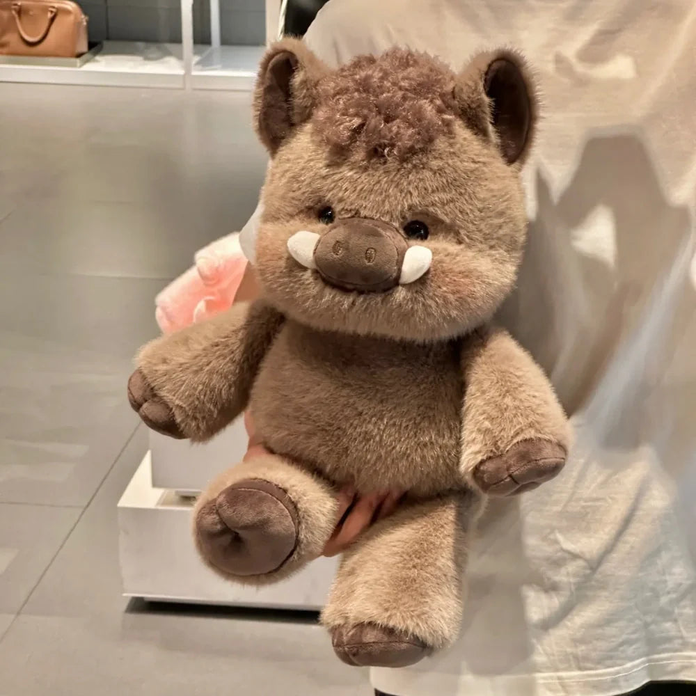 Cute Running Wild Boar Stuffed Animal