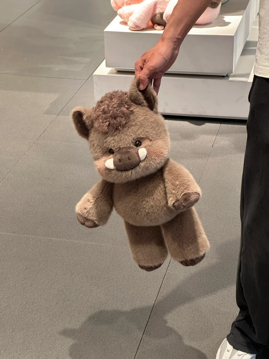 Cute Running Wild Boar Stuffed Animal