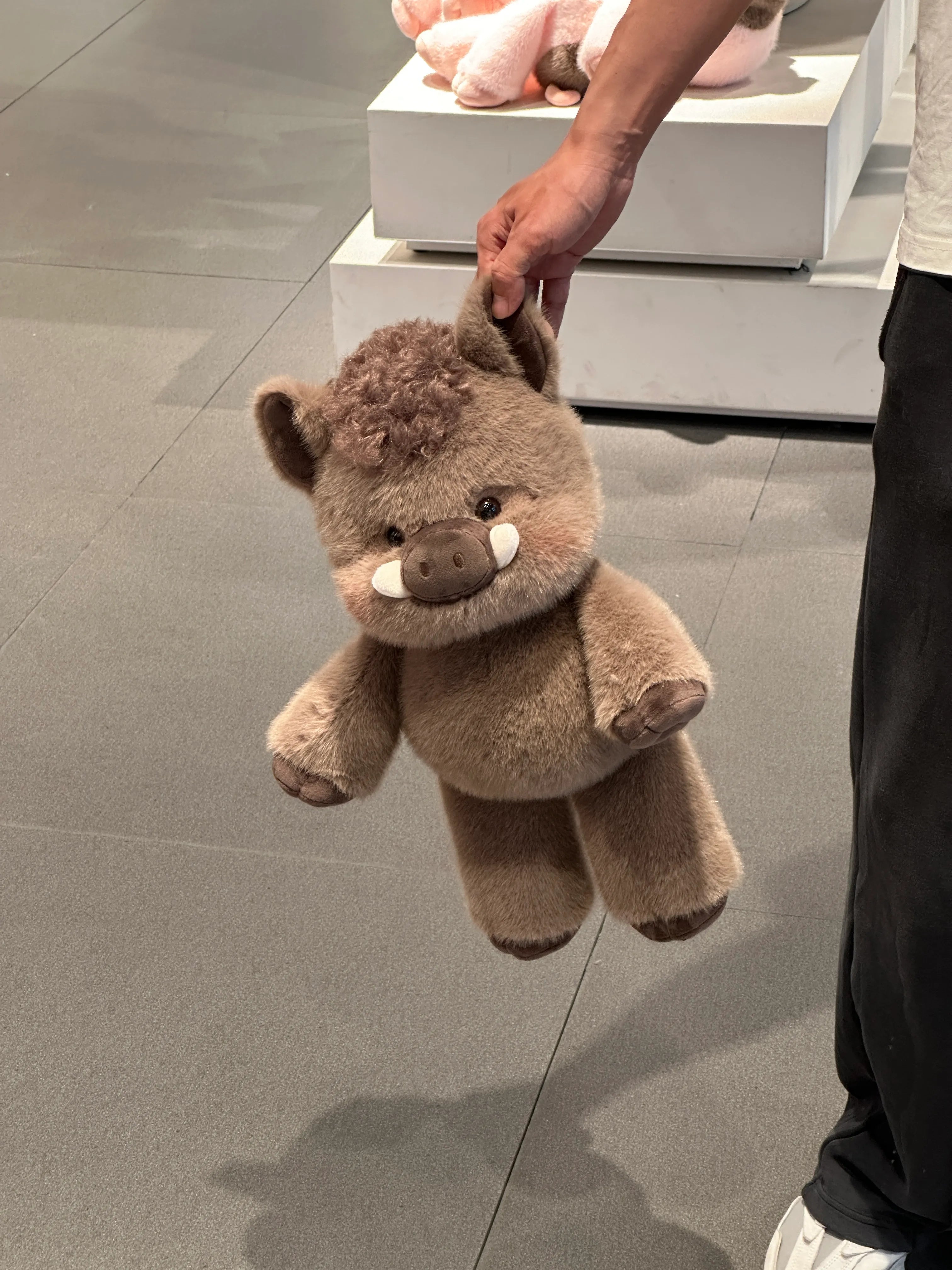 Cute Running Wild Boar Stuffed Animal