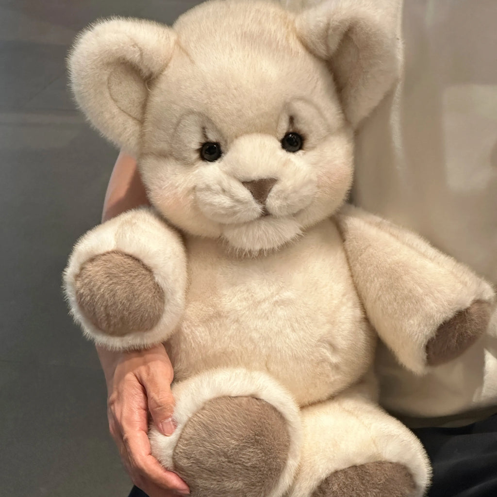 Cute White Lion Stuffed Animal