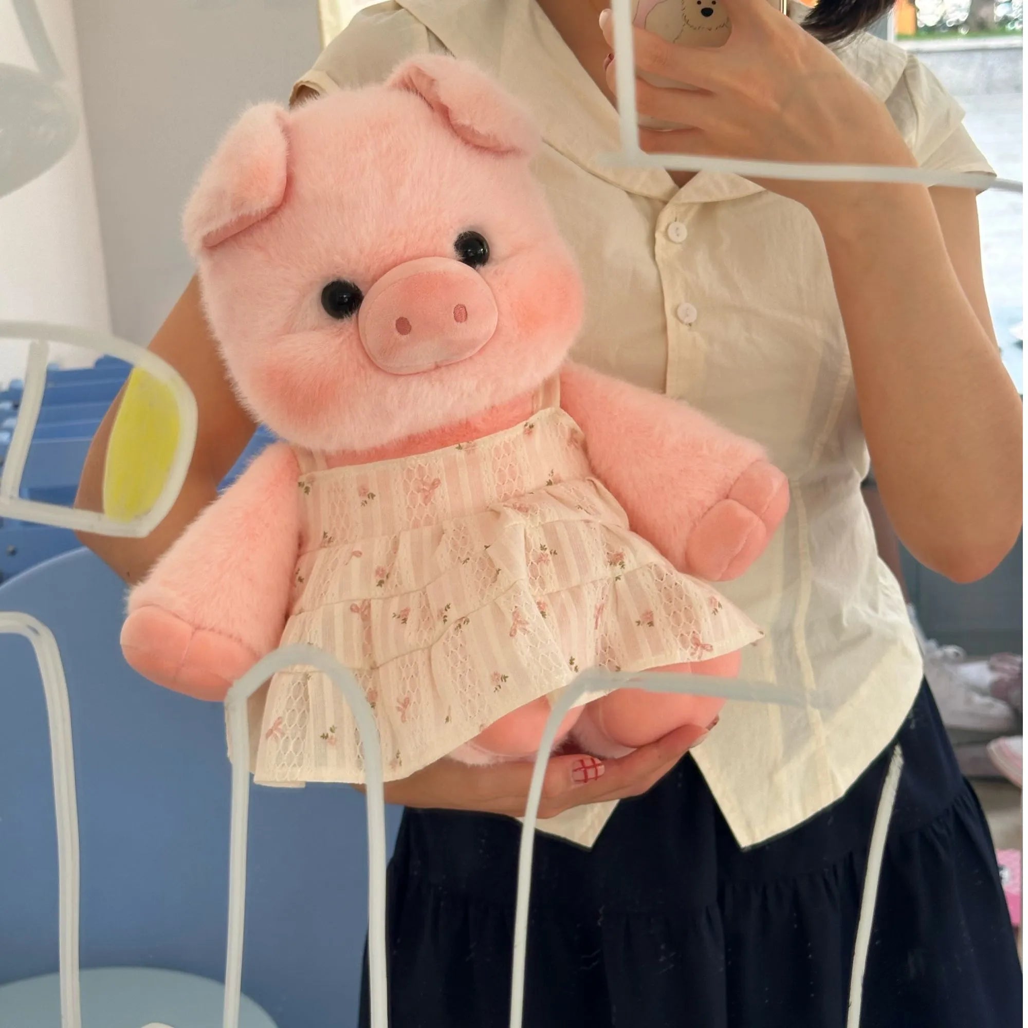 Delicate Floral Lace Plushie Dress (Dress Only)