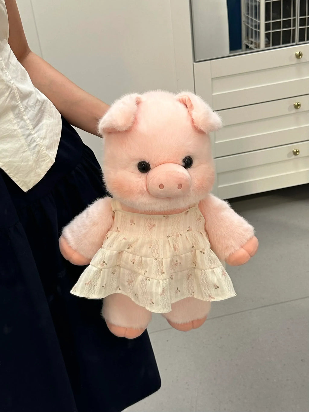 Delicate Floral Lace Plushie Dress (Dress Only)